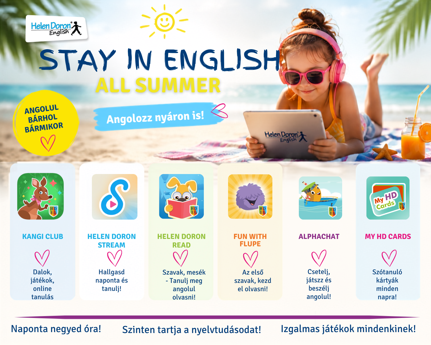 Read more about the article Melyik Helen Doron applikáció mire való? Teljes útmutató szülőknek