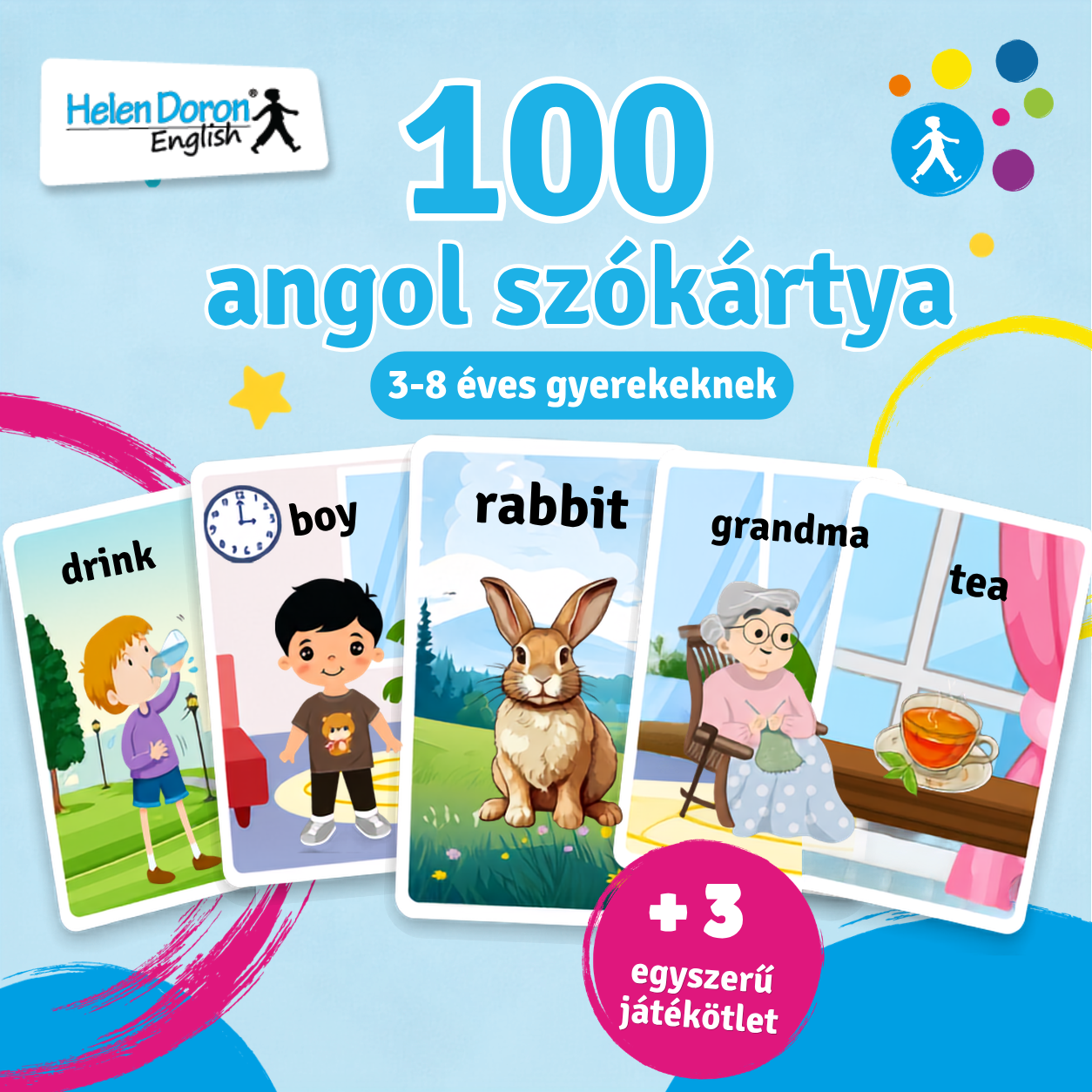 Read more about the article 100 angol szókártya és 3 fantasztikusan egyszerű játékötlet