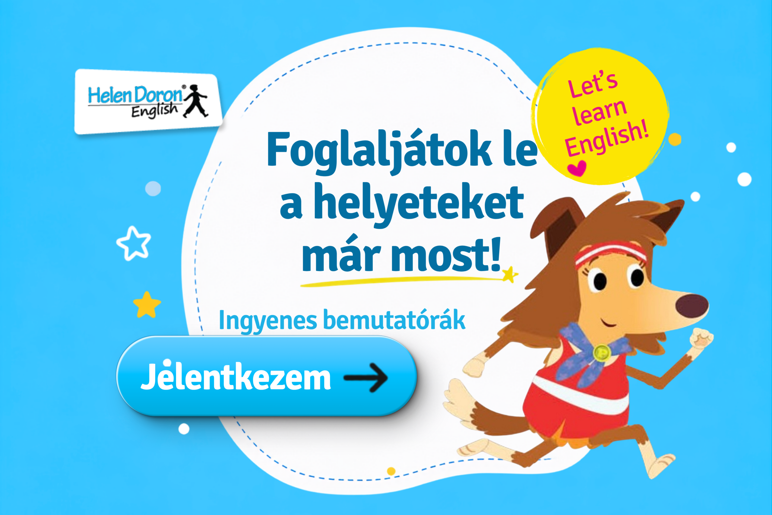 Read more about the article Gyerek angol tanfolyam 2026/2027 – ingyenes Helen Doron bemutatóóra