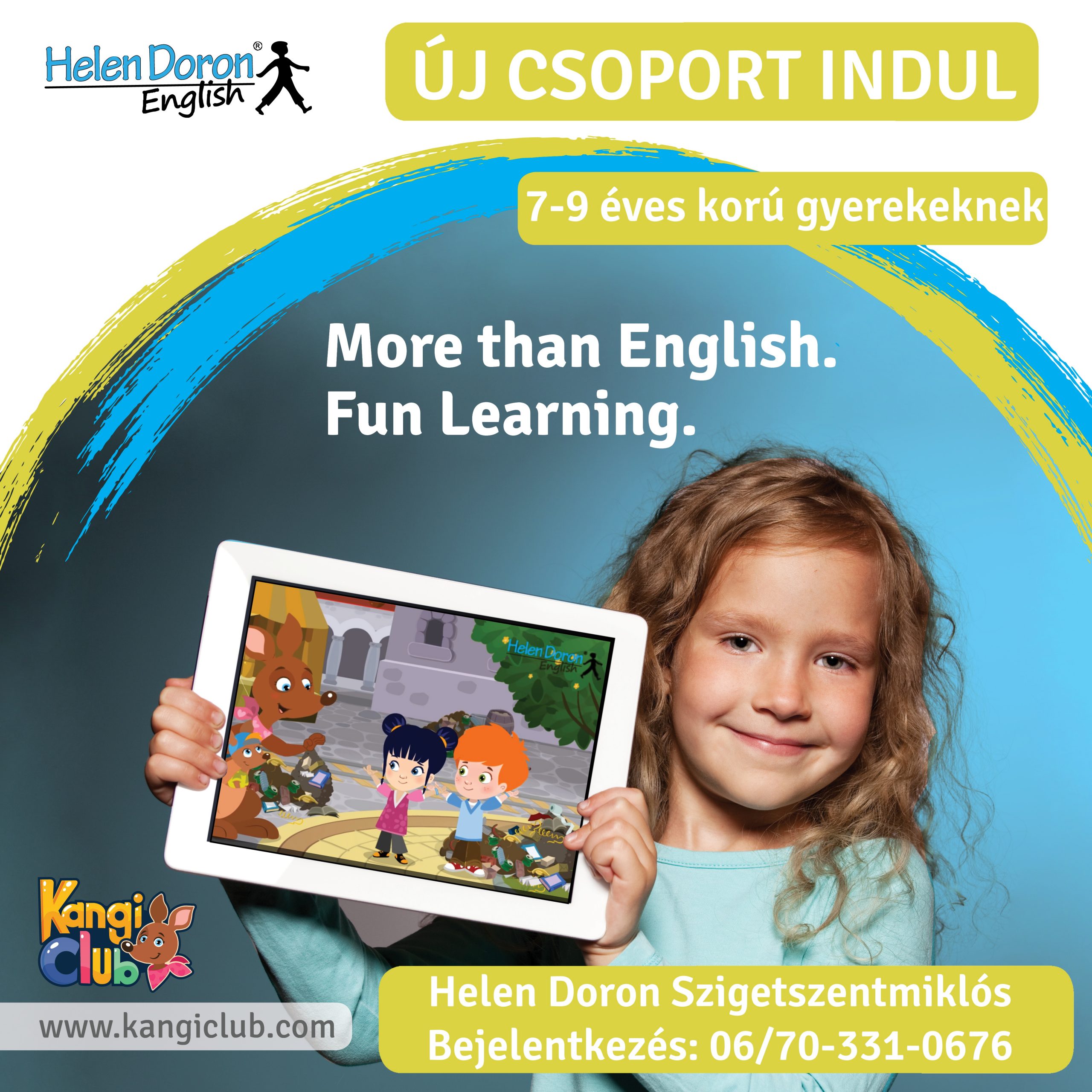 Read more about the article Új angol csoport indul 7-9 éves korú gyerekeknek